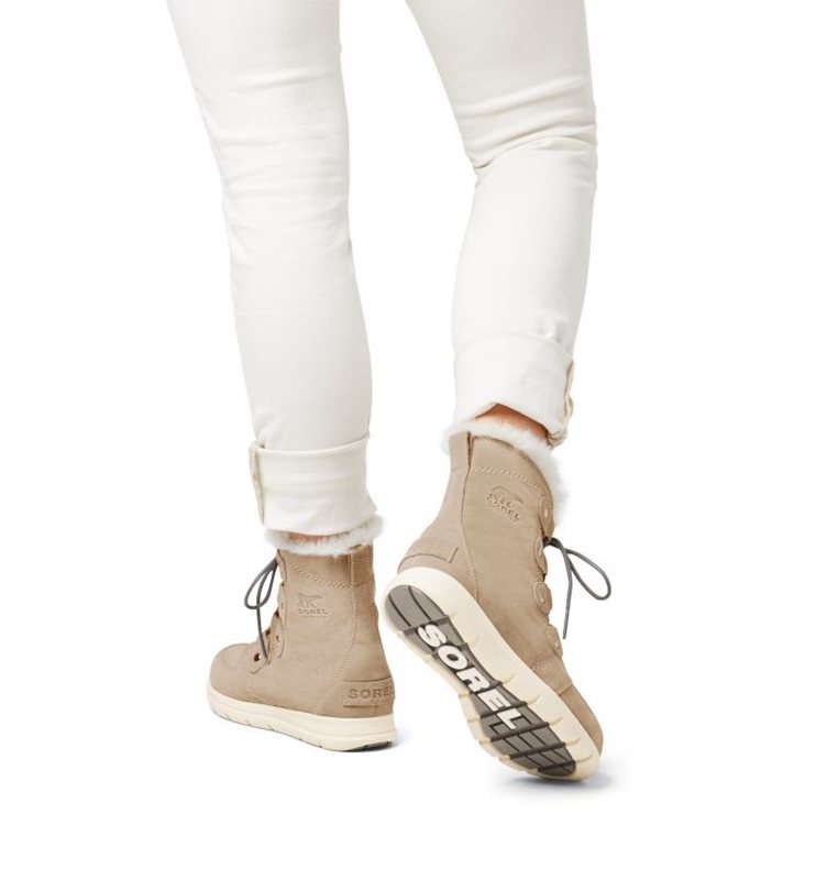 Sorel Dam Vinterkängor Khaki - Explorer™ Joan Låga - UYT-596742